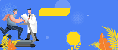 平面手绘卡通科学减肥广告微信公众号素材图片背景