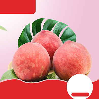 新鲜水蜜桃淘宝主图直通车模板背景