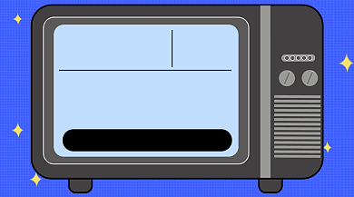 电视机直播培训横版海报背景