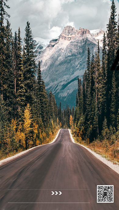 旅游景点手机海报背景