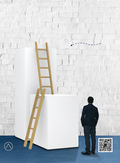 简约企业文化拼搏印刷海报背景