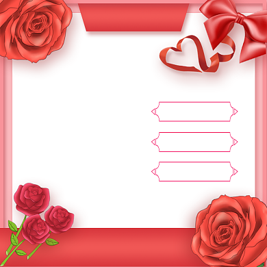 情人节玫瑰花瓣促销直通车主图背景