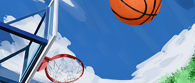 卡通插画风格青春不毕业微信首图背景