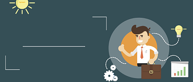 墨绿色扁平化企业文化配图微信公众号素材图片背景