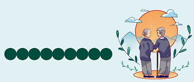 九九重阳节公众号首图背景