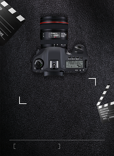 黑白简约质感成人培训摄影培训印刷宣传海报背景