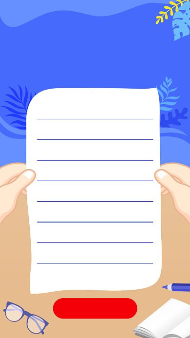 简约企业公司周年庆感谢信手机海报背景