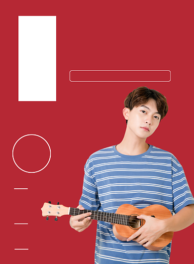 红色简约创意艺考培训印刷海报背景