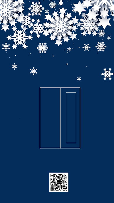 简约传统二十四大雪节气宣传手机海报背景