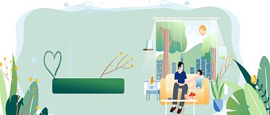 创意时尚父亲节促销首图背景