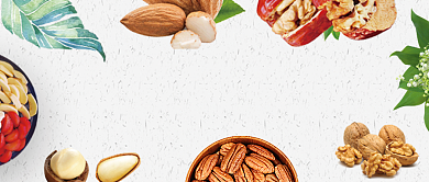 清新简约插画零食优惠上新公众号首图背景