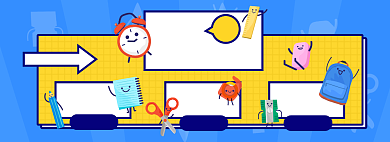 开学季优惠券淘宝电商banner图背景