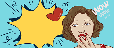 波普风福利大放送公众号首图背景