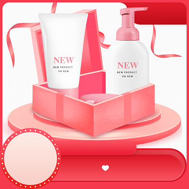 女王节直通车模板背景