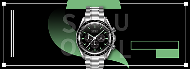 男士高端手表淘宝电商banner图背景