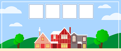 别墅出售公众号首图背景