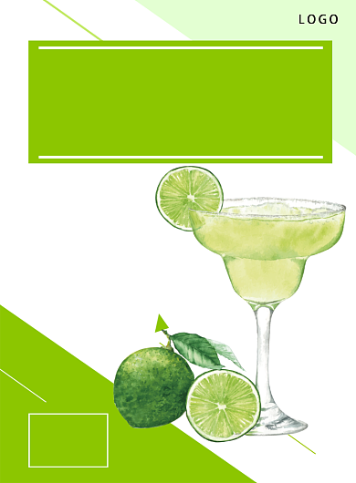 柠檬汁饮品海报背景