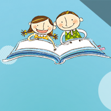 简约儿童智力教育公众号次图背景