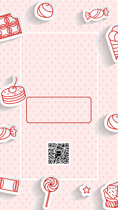 美味甜品手机海报背景