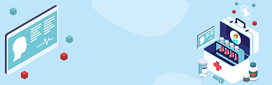 智能医疗淘宝banner背景