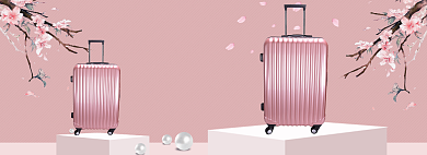 特惠时尚旅行箱BANNER背景