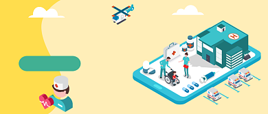 夏季疾病健康预防漫画公众号首图背景