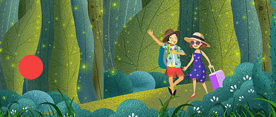 简约五一劳动节旅游宣传海报微信公众号素材图片背景