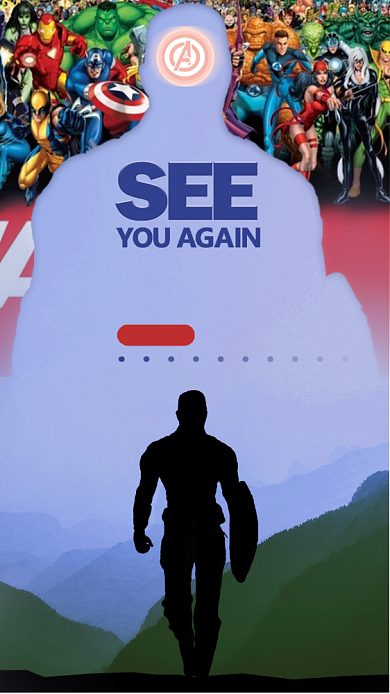 复仇者联盟美国队长手机海报背景
