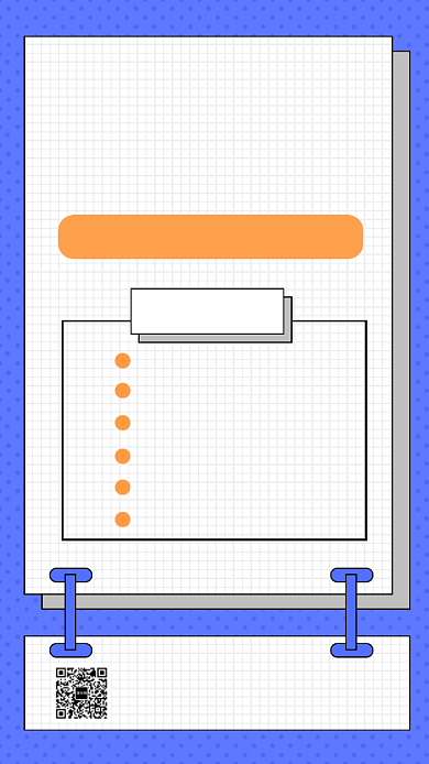 紫色时尚简约PPT课程培训手机海报模板背景
