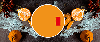 白露柑橘公众号首图背景