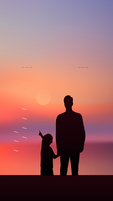 感恩父亲节宣传活动海报背景