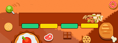 美食囤货季百款美食随你挑选淘宝banner背景