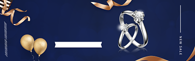 淘宝结婚钻戒banner背景