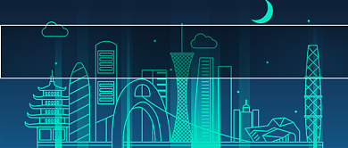 梦幻科技信息时代房地产广告微信公众号素材图片背景