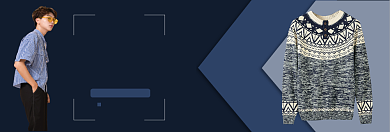 秋冬男装新品淘宝banner背景