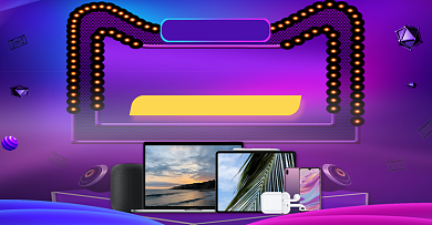 梦幻小家电淘抢购电商海报背景