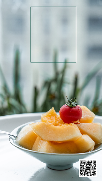 夏天你好文艺日签海报背景