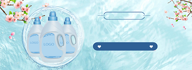 天猫洗衣粉洗衣液优惠促销活动淘宝banner背景