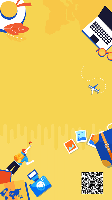 旅游出行新马泰韩国日本宣传促销手机海报背景