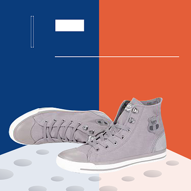 潮流帆布鞋宣传直通车背景