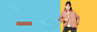 初冬女装时尚女装上新淘宝banner背景