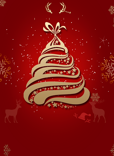 圣诞快乐节日促销印刷海报背景