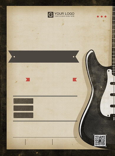 音乐培训课海报背景