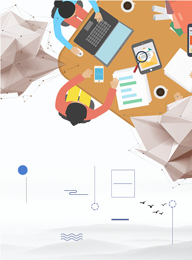 企业文化合作海报模板背景