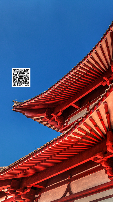 简约日签月签手机海报背景