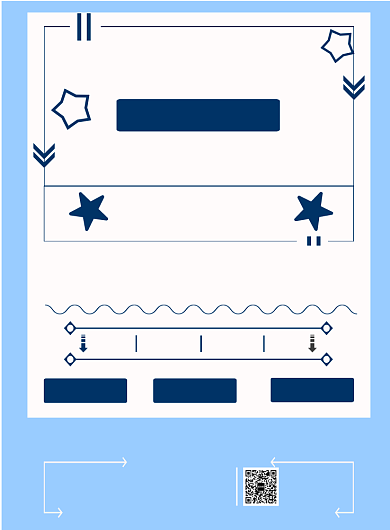 蓝色精英招聘印刷海报模板背景