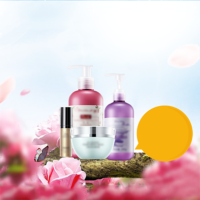 自然护肤品主图直通车背景