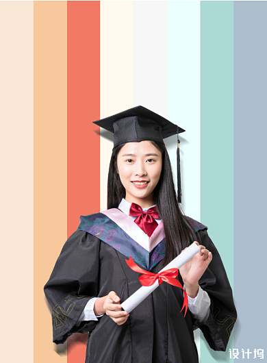 简约教育出国留学国外名校培训海报背景