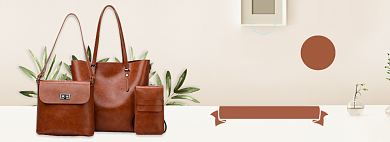 极简风新品女包小清新淘宝banner背景