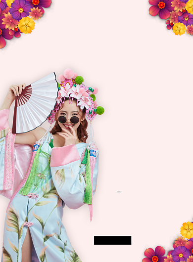 春季宣传促销印刷海报背景